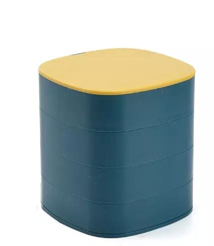 360° Rotatable Jewellery Organizer Box with Mirror, 4 Layer Jewellery Box, Storage Case for Earrings, Necklaces, Bracelets, Rings 360° Rotatable Jewellery Organizer Box with Mirror, 4 Layer Jewellery Box, Storage Case for Earrings, Necklaces, Bracelets, Rings